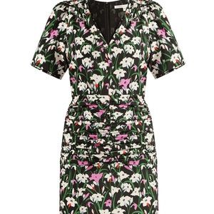 Veronica Beard NWT Janis
Floral Ruched Dress